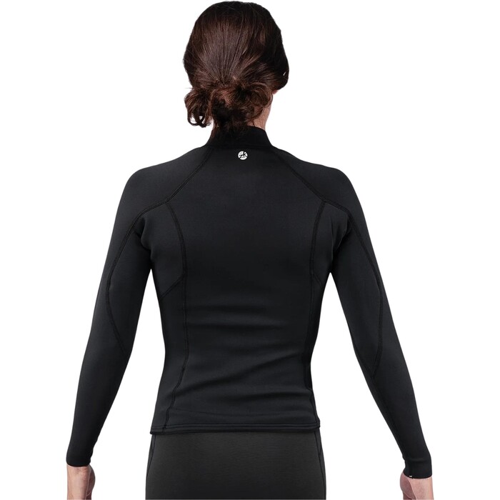 2024 Zhik Womens Microfleece Neoprene Wetsuit Top DTP-0530-BLK - Black